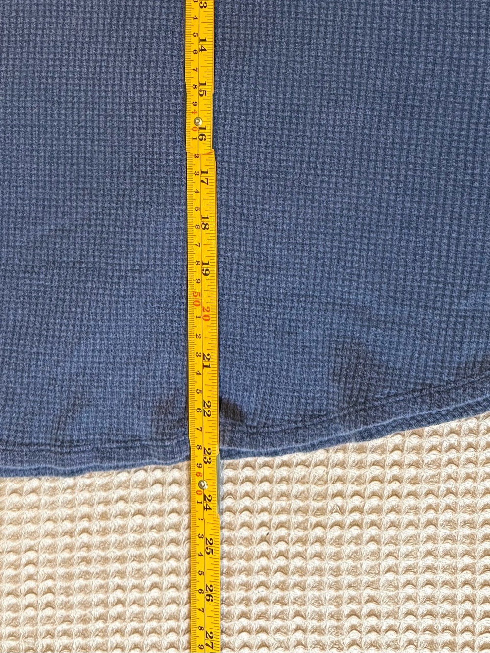 Free People We The Free Microphone Drop Thermal Blue Oversized M - Picture 16 of 16